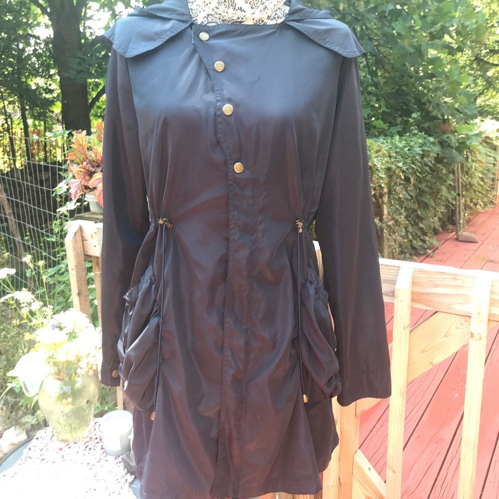 Mystree navy trench coat